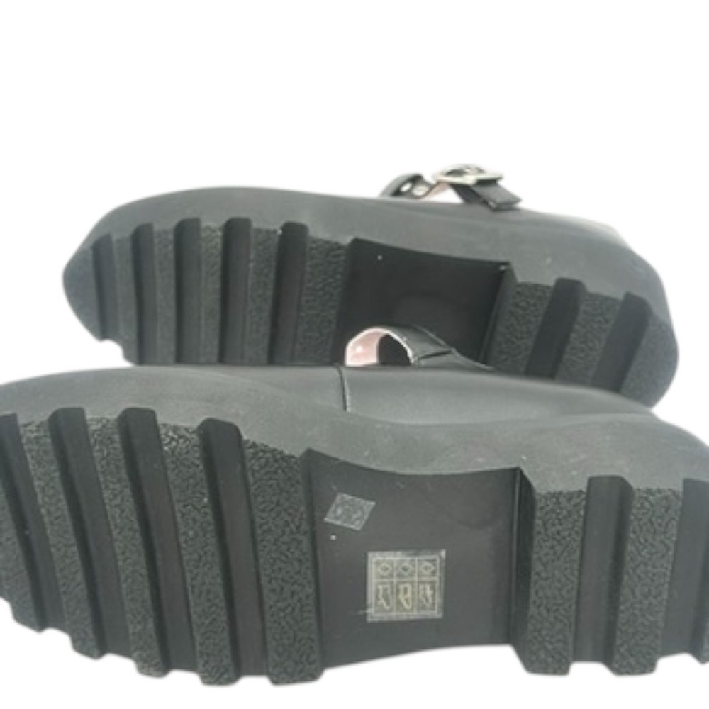 Current Mood Black Chunky Mary Jane Platform Shoes 9 - Picture 5 of 10